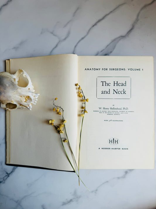 1954 Anatomy for Surgeons: Volume 1; Vintage Medical Book