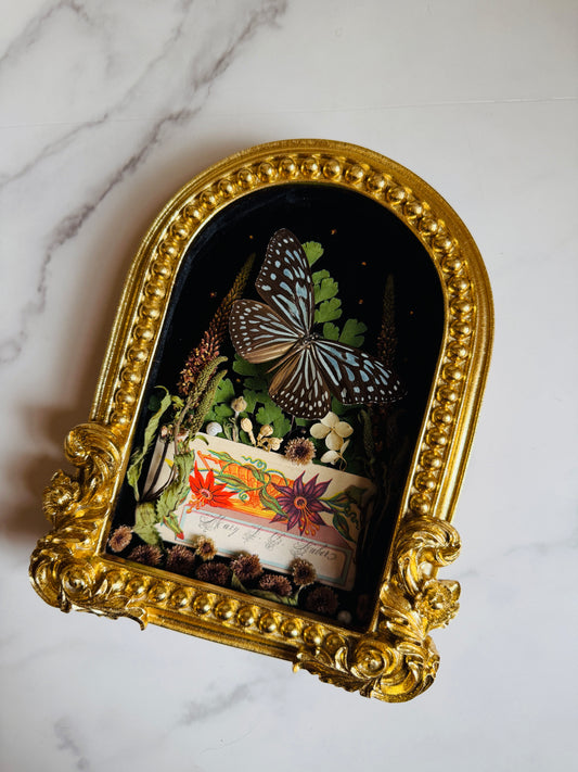 Lysoria - Real Butterly Art; Real Antique Calling Card