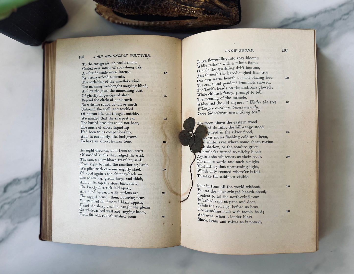 1892 American Poems: Longfellow; Whittier; Bryant; Holmes; Lowell; Emerson
